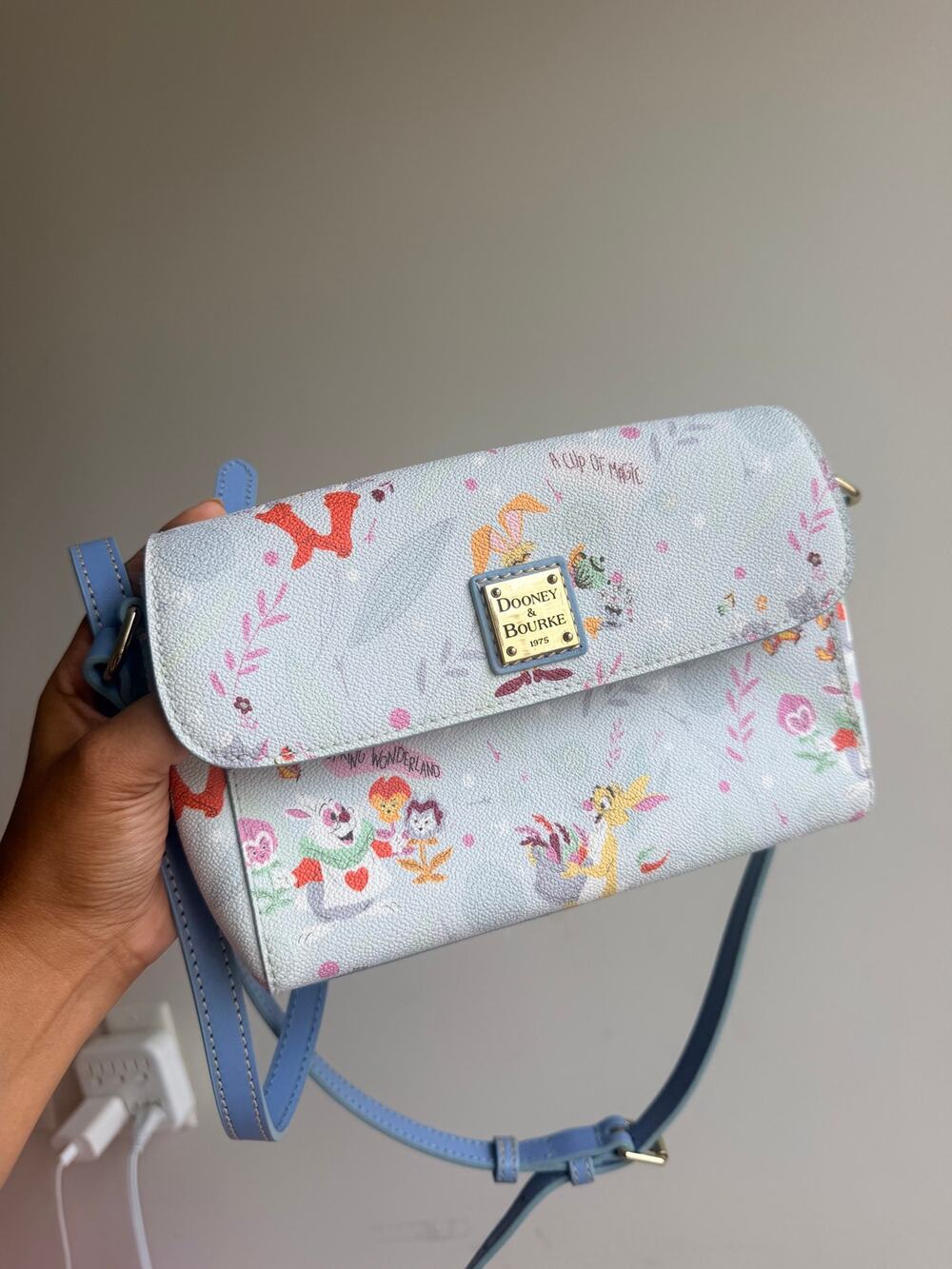 Disney Dooney & Bourke Alice in Wonderland Crossbody Bag